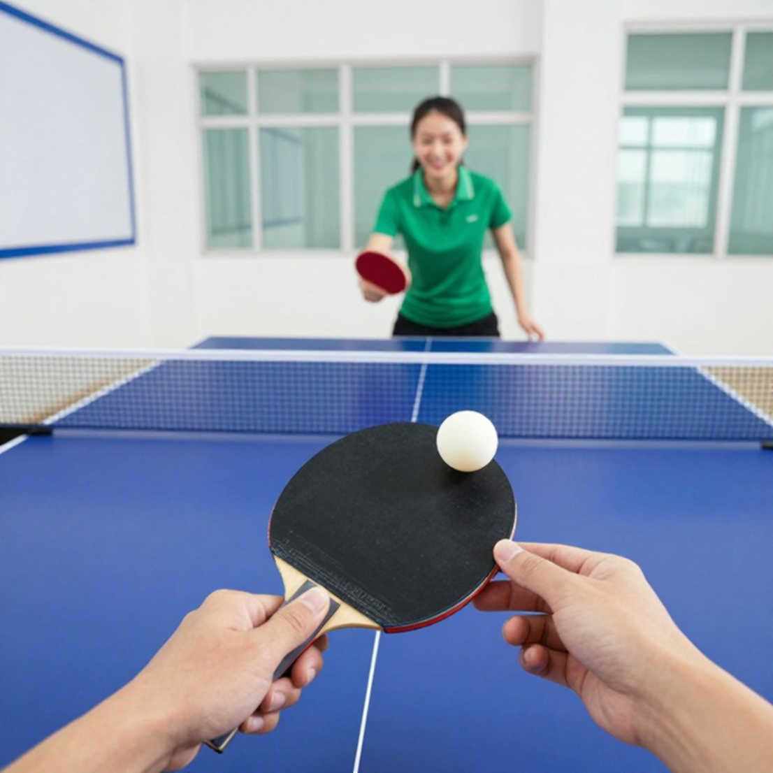 Chiếc micro trên ngực áo HLV Charlotte Carey: Table Tennis England đang bán cho bạn thứ không nằm trên bàn bóng